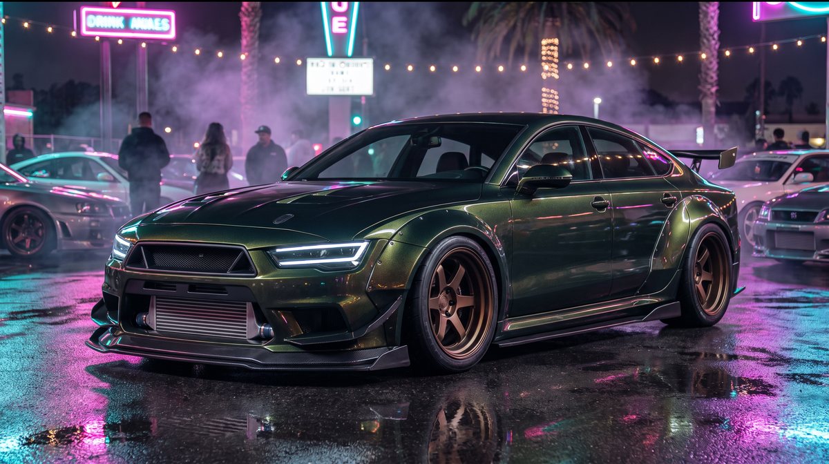 Dee Nice's Nori Green race-built sedan