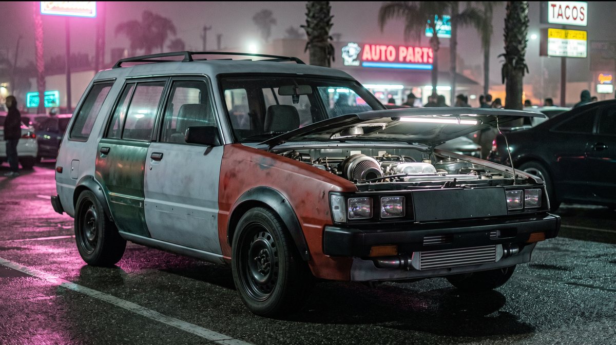 Knuckles' wagon